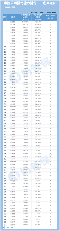 中国保险公司排名前十（2021保险公司排名一览表）