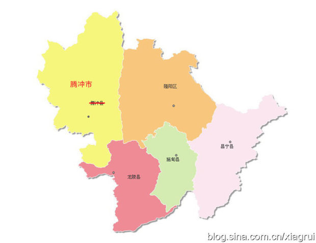 保山市人民政府的行政区划 保山市人民政府的行政区划