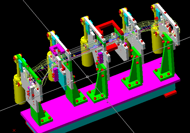 汽车自动化焊装夹具设计 汽车自动化焊装夹具设计