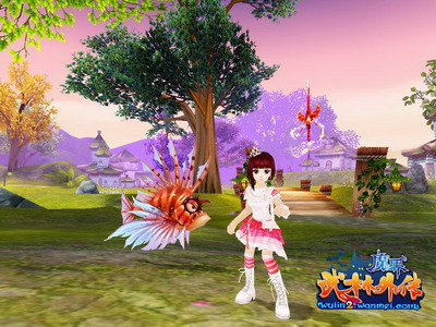 聚焦9·28 《武林外传·魔界》劲爆活动全服来袭 图片: 图3:奖励宠物:食人鱼.jpg