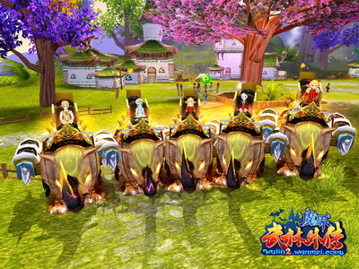 新年旧人新驹 《武林外传·魔界》6人坐骑 图片: 图2:犀牛坐骑.jpg