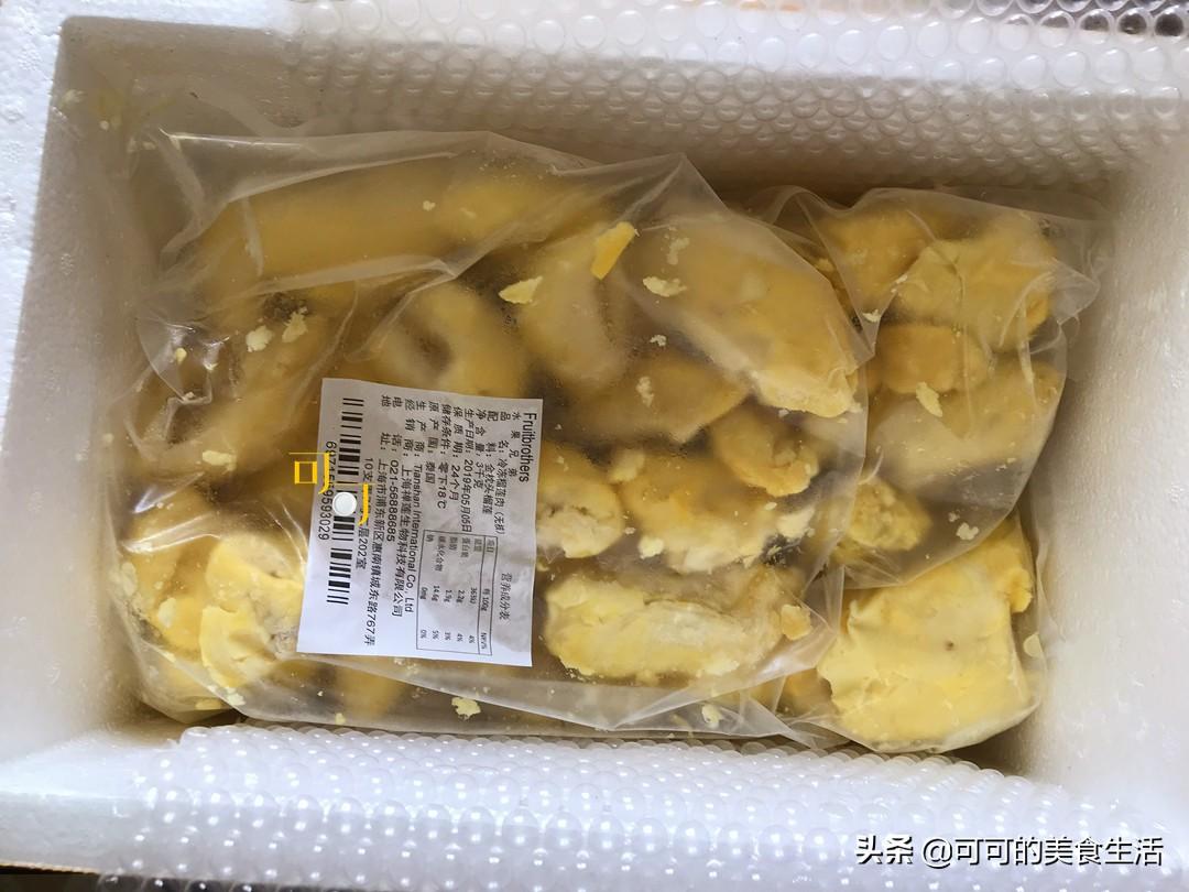一公斤榴莲肉130元钱,一大袋够吃一个月,你觉得划算吗? 榴莲肉可以冷冻保存吗_榴莲肉放冰箱可以放几天_榴莲肉