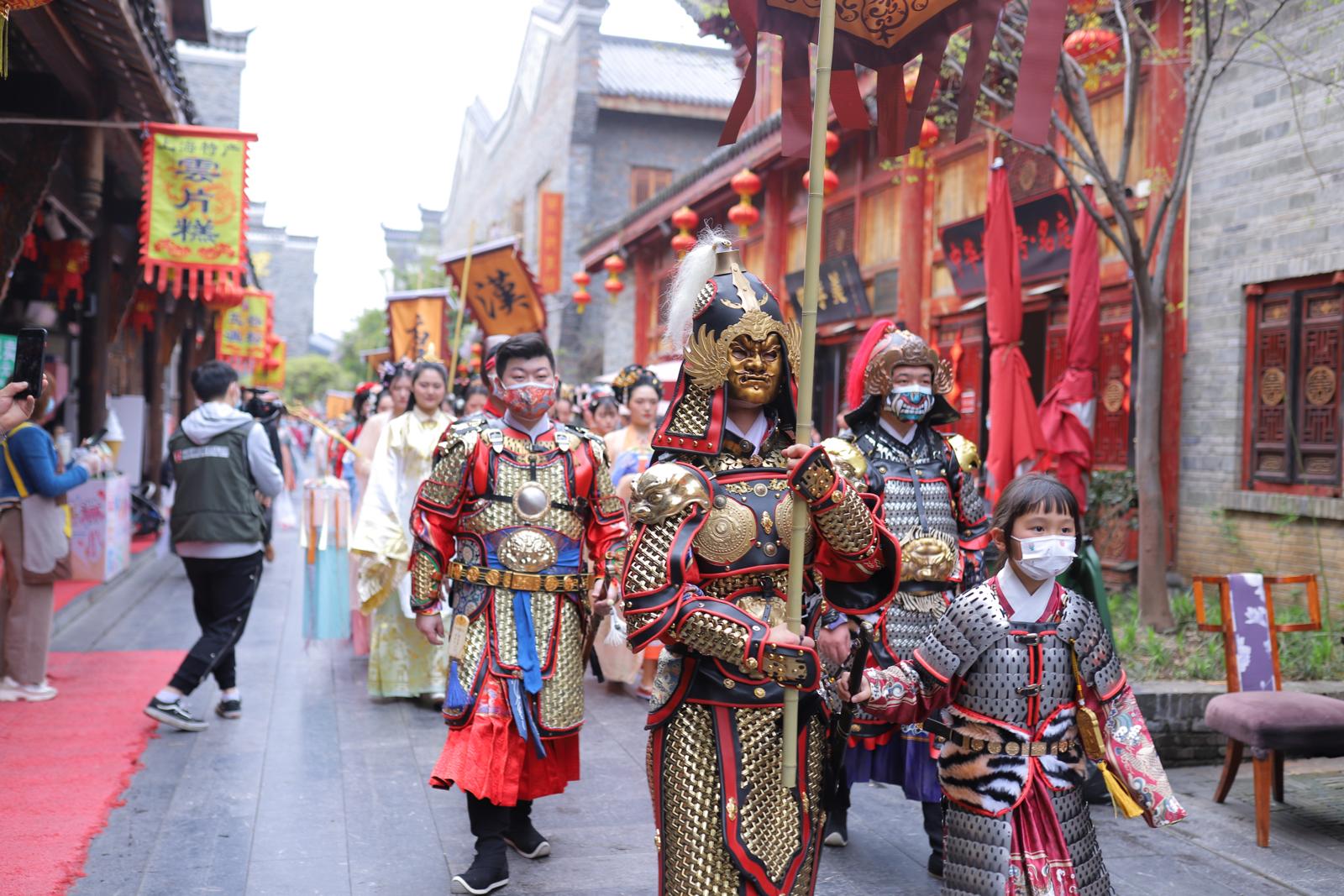 突出“奇、雅、和、美”特色,园博园汉口里花朝节来了 未到花朝一半春_花朝节_花朝戏