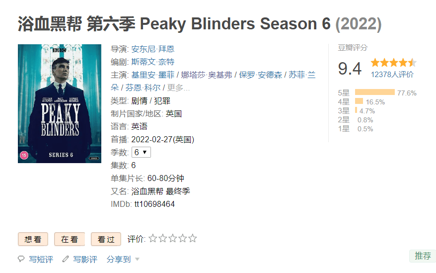 2022年必看的三部高分英剧:豆瓣9.2分-9.8分,尺度剧情全拉满 美剧_美剧天堂_美剧英雄