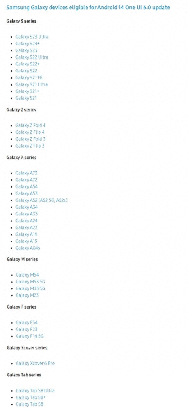 三星One UI 6.0系统更新设备清单出炉 基于Android 14 三星最新款手机是哪款_三星最新款手机_三星最新款手机是哪款折叠手机