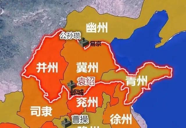 袁绍与曹操在官渡决战前,已拿下山西省,为何不从那里渡黄河攻击 袁绍简介_袁绍_袁绍和曹操