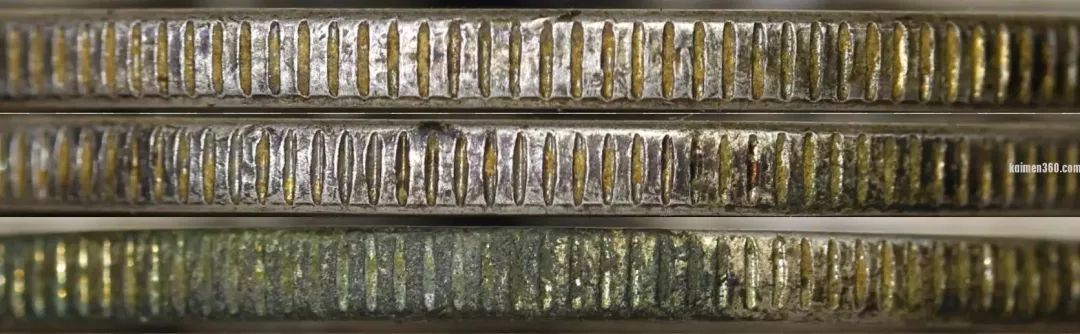 罐装银元与窑藏银元形成的包浆,究竟有何区别? 双龙戏珠银元_银元_袁大头银元图片