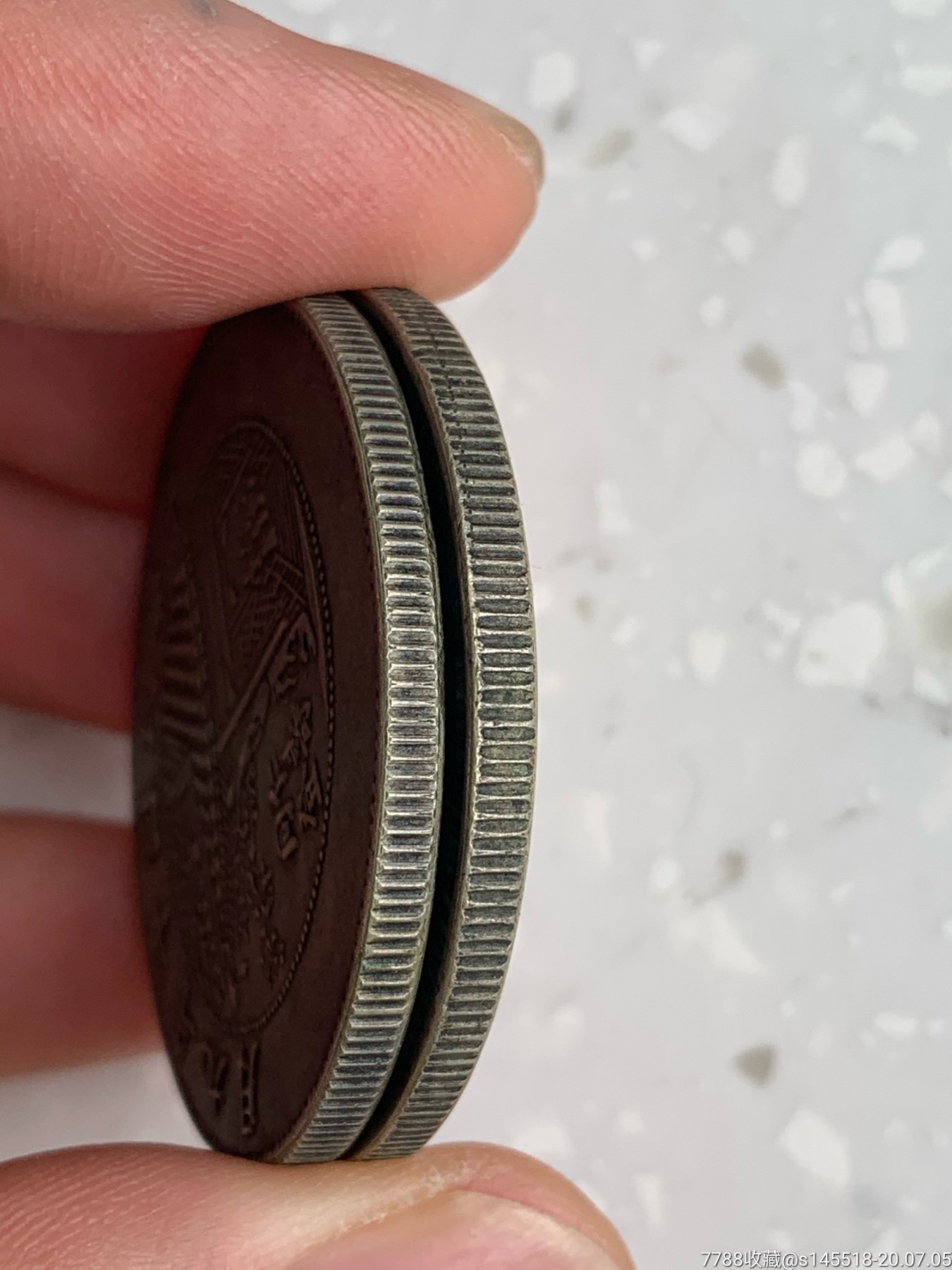 罐装银元与窑藏银元形成的包浆,究竟有何区别? 双龙戏珠银元_袁大头银元图片_银元