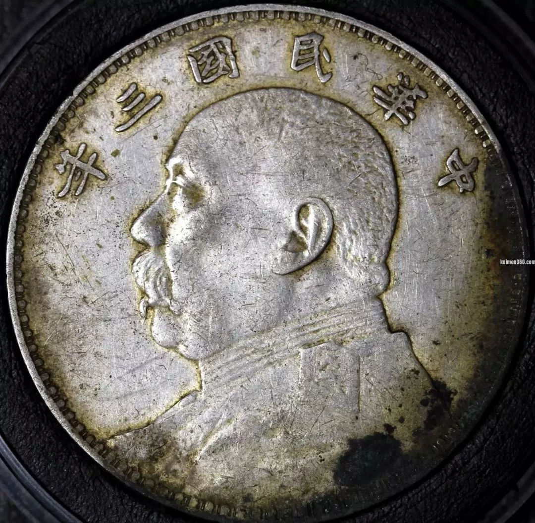 罐装银元与窑藏银元形成的包浆,究竟有何区别? 袁大头银元图片_双龙戏珠银元_银元